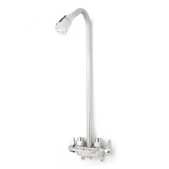 Twin Control Utility Shower Set - Chrome