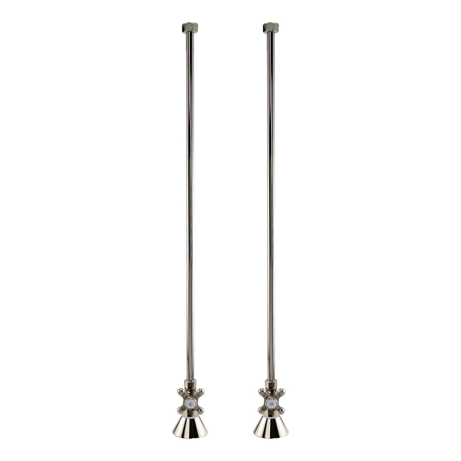 Deck-Mount Supply With Cross-Handle Stops For Copper Pipe - Image 2