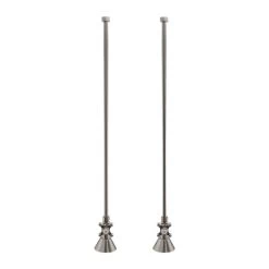 Deck-Mount Supply With Cross-Handle Stops For Copper Pipe