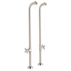 Heavy-Duty Freestanding Tub Supplies With Shutoff Valves