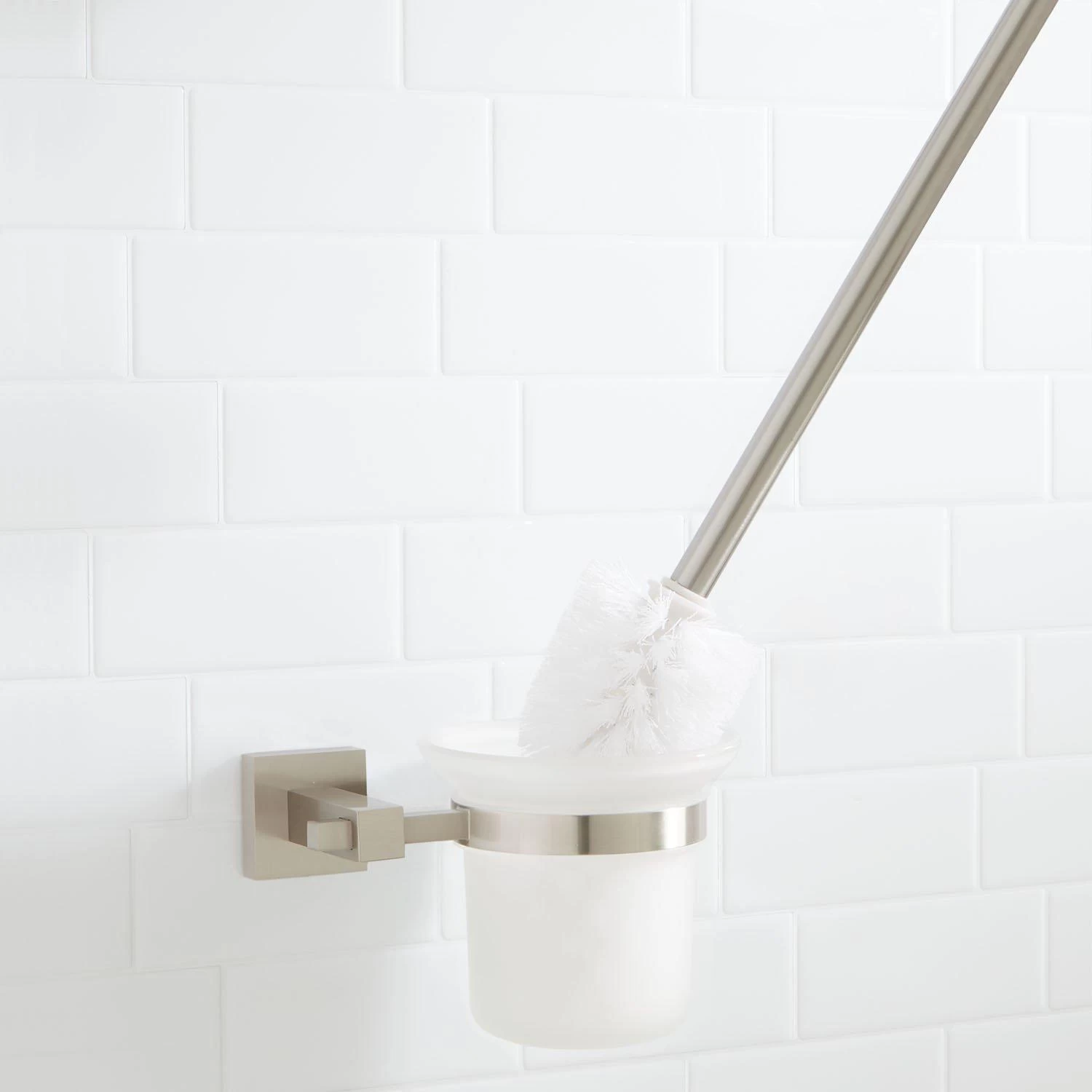 Albury Wall-Mount Toilet Brush Holder - Image 3