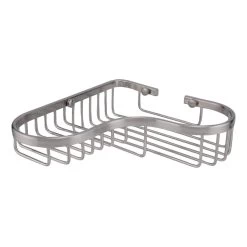 Solid Brass L Shaped Shower Basket