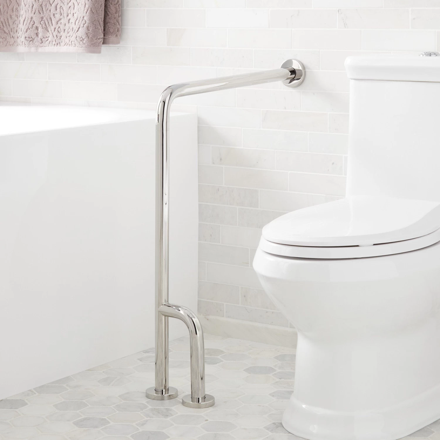 Pickens Wall-to-Floor Grab Bar - Image 2