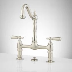 Bridge Bathroom Faucet - Lever Handles