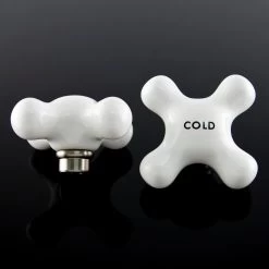 Large Porcelain Cross Handles