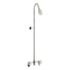 Exposed 2 Valve Shower - Polished Chrome