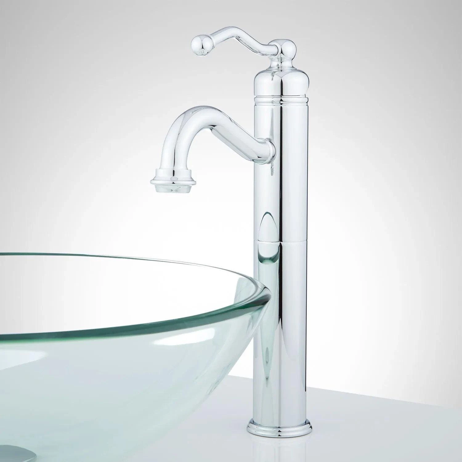 Leta Single-Hole Vessel Faucet With Pop-Up Drain - Image 3