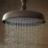 8" Lambert Rainfall Shower Head - 15" Ornate Arm - Oil Rubbed Bronze