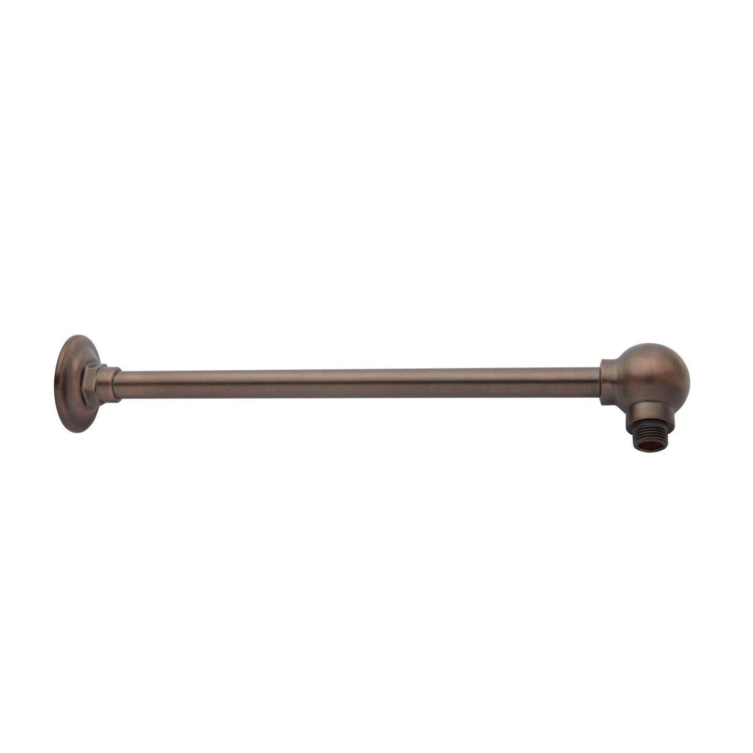 8" Lambert Rainfall Shower Head - 15" Ornate Arm - Oil Rubbed Bronze - Image 2