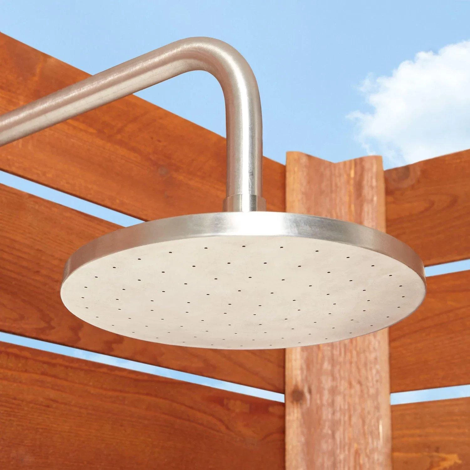 Stainless Steel Exposed Outdoor Shower - Image 2