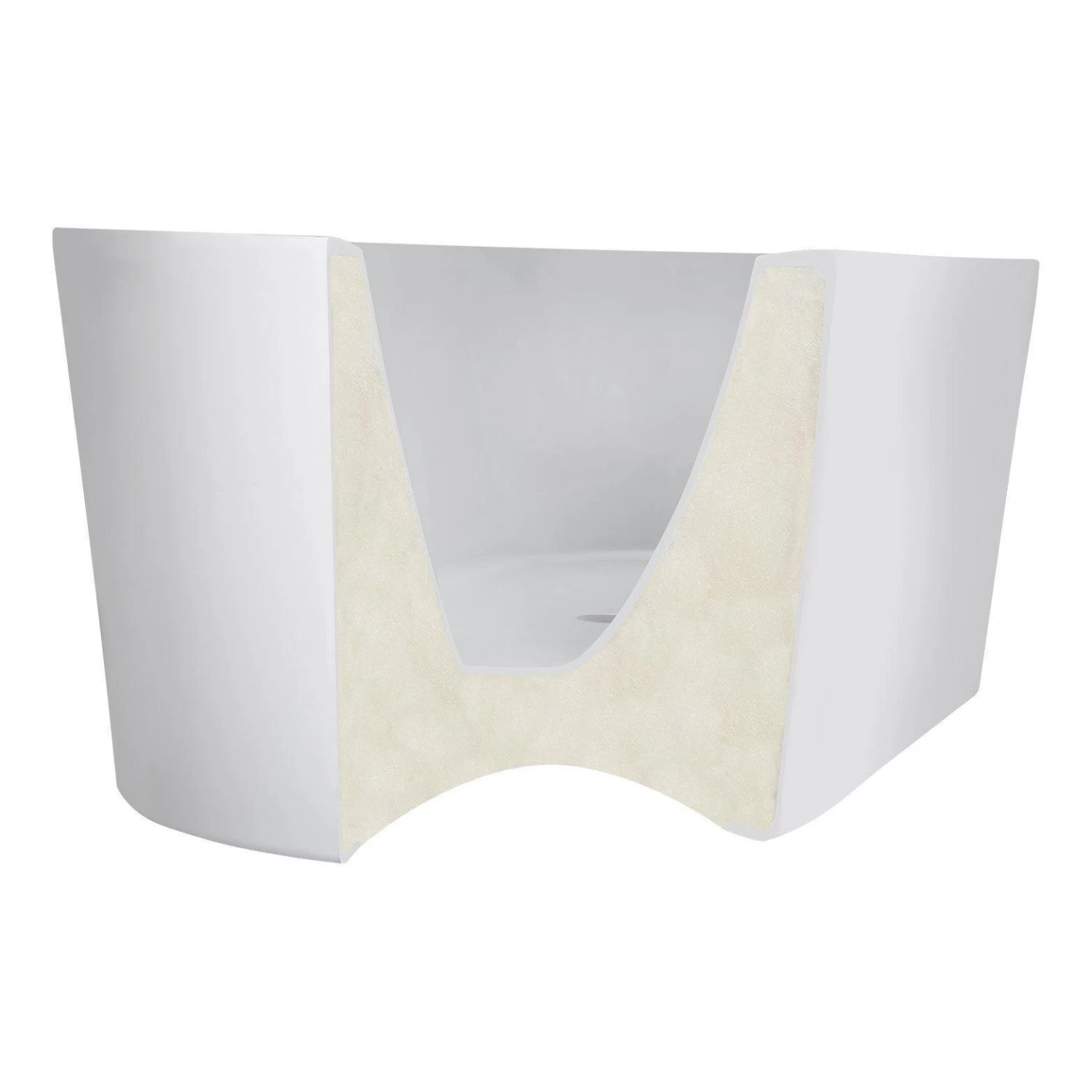 59" Clarissa Acrylic Freestanding Tub - Image 7