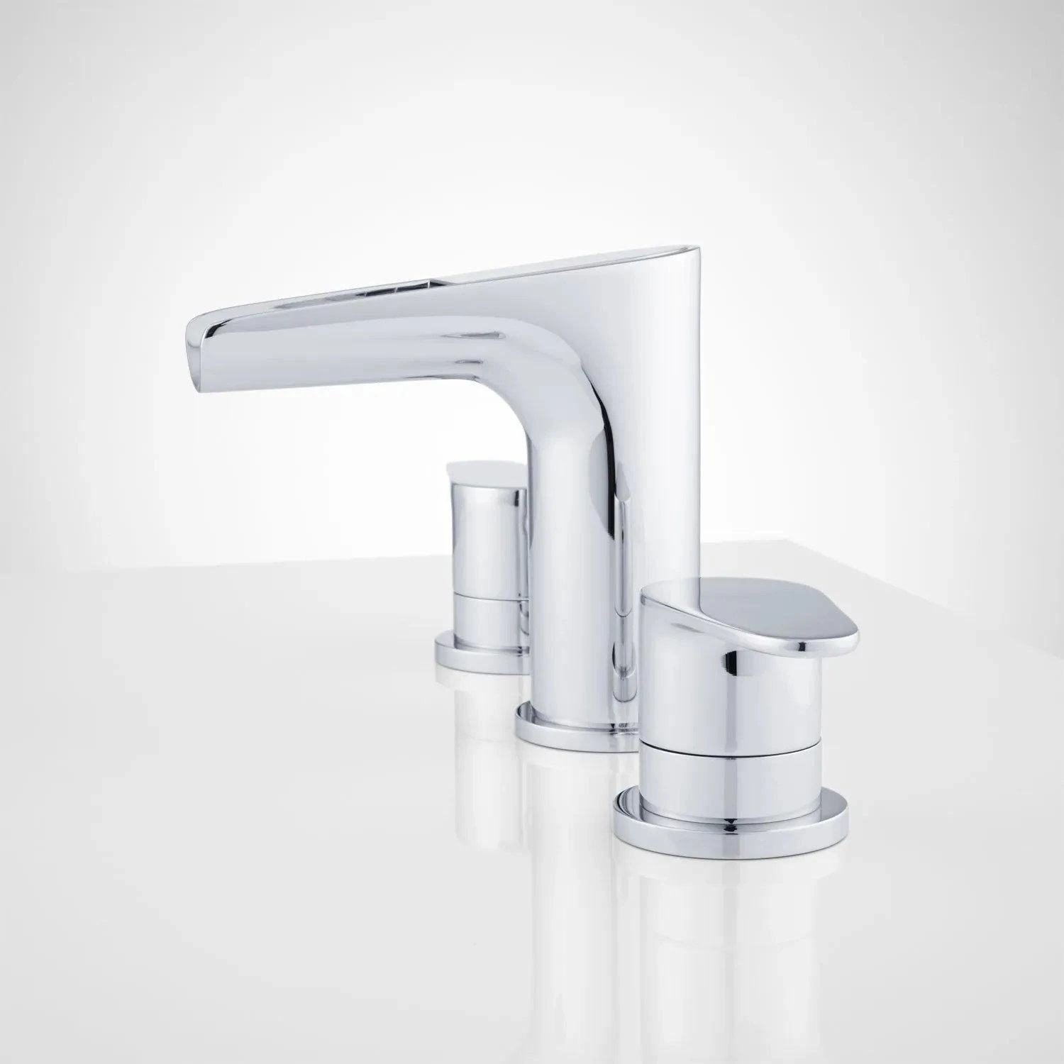 Pagosa Widespread Waterfall Faucet - Overflow - Chrome - Image 3