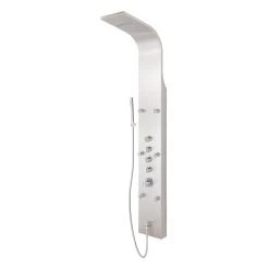 Novi Thermostatic Stainless Steel Shower Panel With Hand Shower
