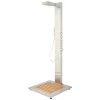 Dalton Outdoor Stainless Steel Shower Panel With Bamboo Tray
