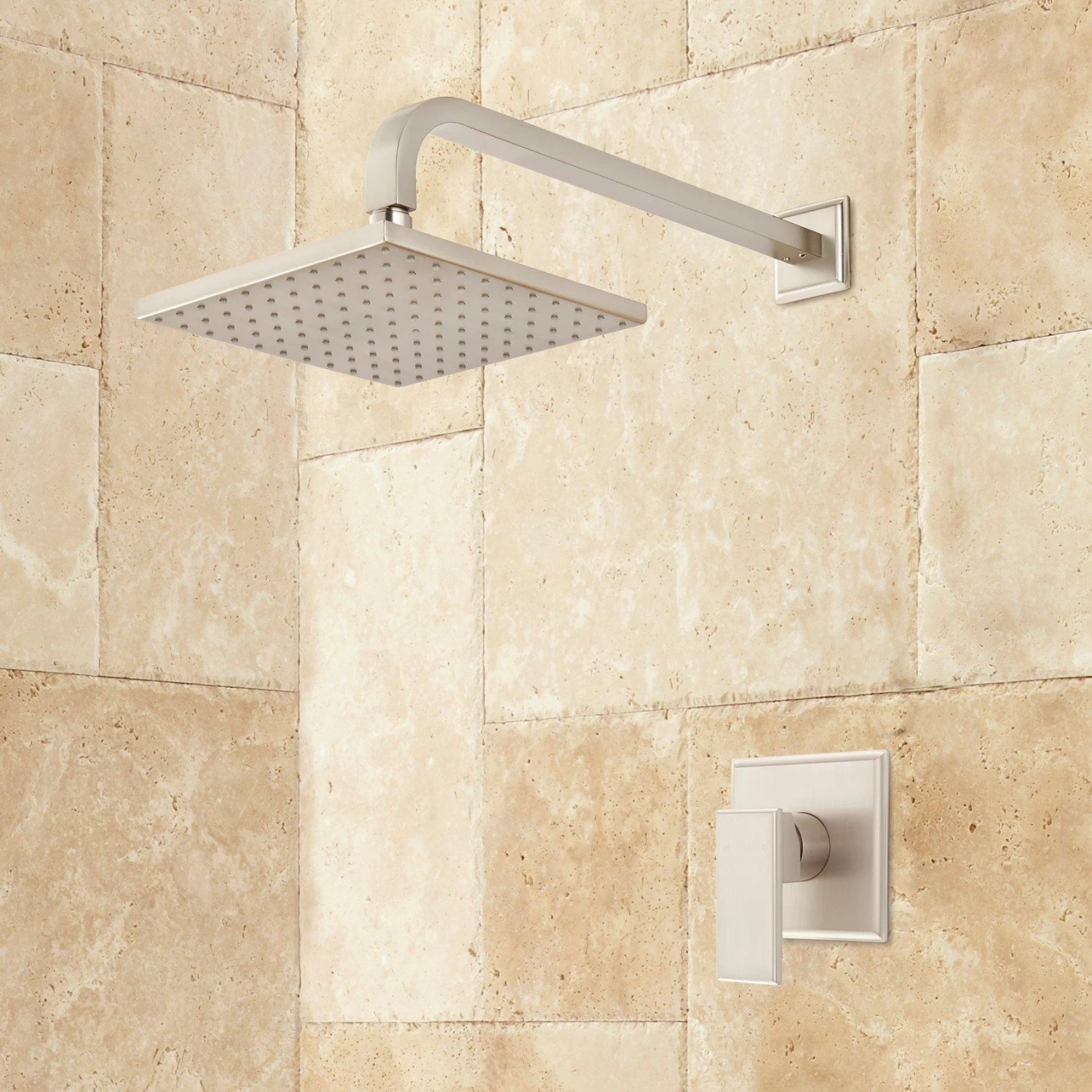Ryle Wall-Mount Rainfall Shower Set - Image 3