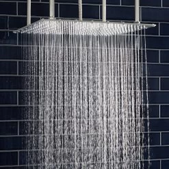 Oversized Square Stainless Steel Shower Head