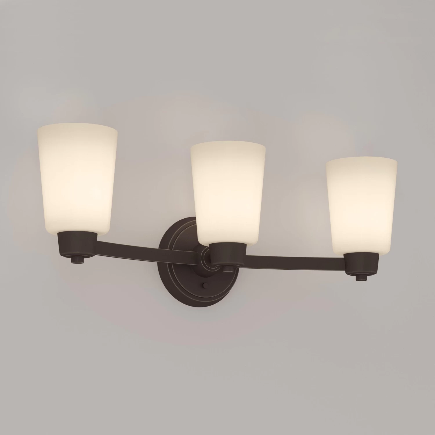 Windsor Gate 3-Light Vanity Light - Frosted Glass