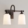 Antonia 2-Light Vanity Light - Frosted Glass