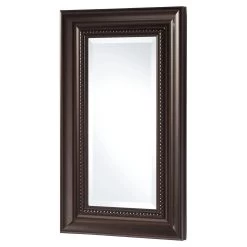 15" Bernstein Deco Recessed Mount Aluminum Medicine Cabinet