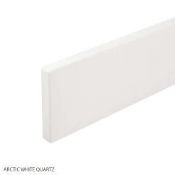 37" Quartz Vanity Backsplash - 2cm - Arctic White