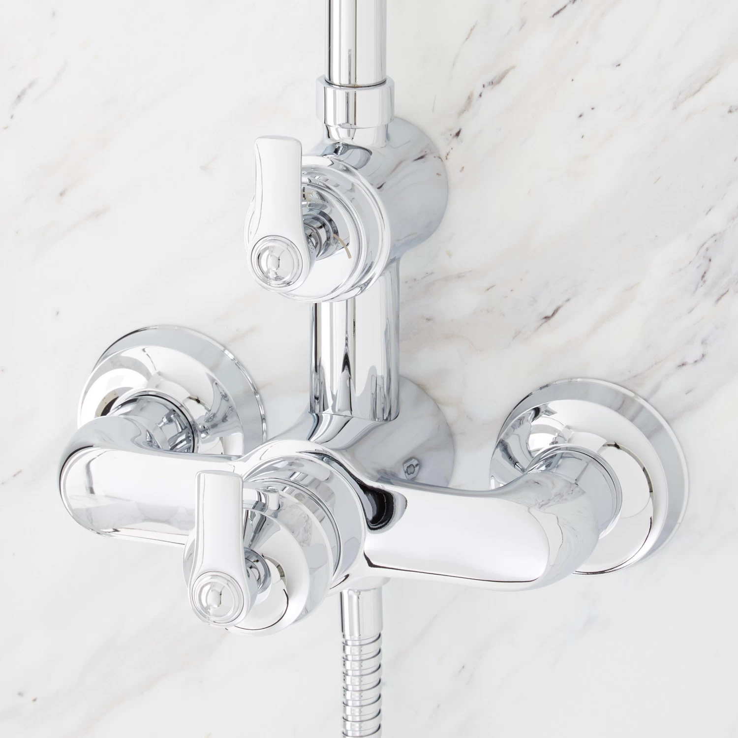 Cooper Thermostatic Exposed Pipe Shower With Hand Shower - Image 6