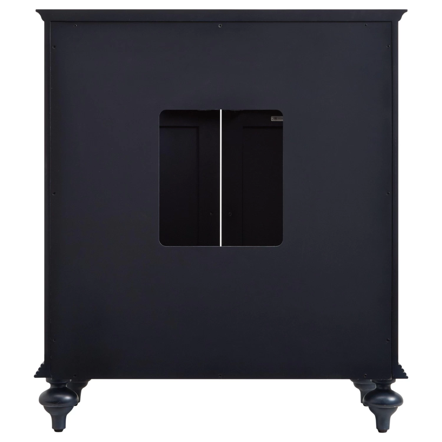 30" Keller Mahogany Vanity Cabinet For Rectangular Undermount Sink - Vintage Navy Blue - Image 5
