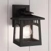 Carytown Black Outdoor Entrance Wall Sconce