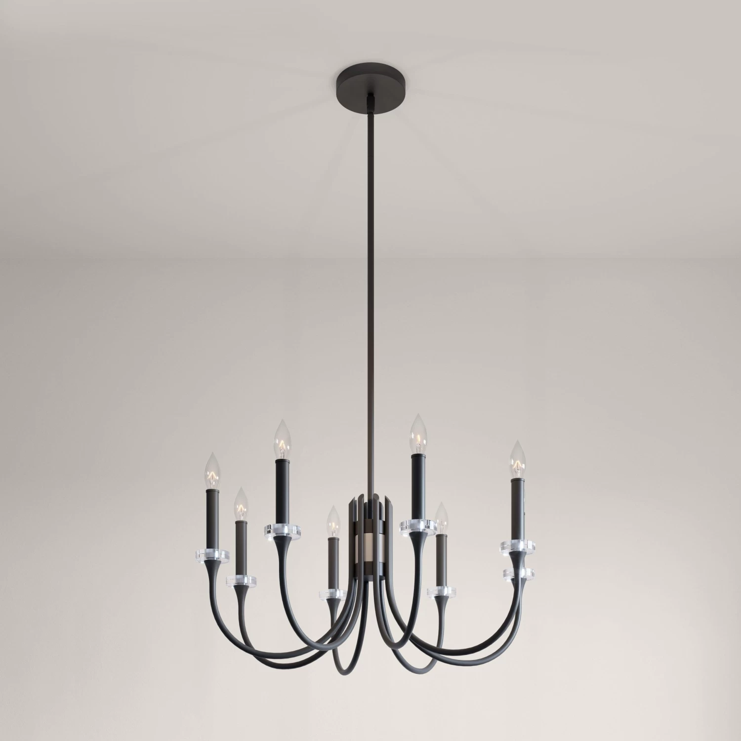 Blackpool 8-Light Chandelier - Black