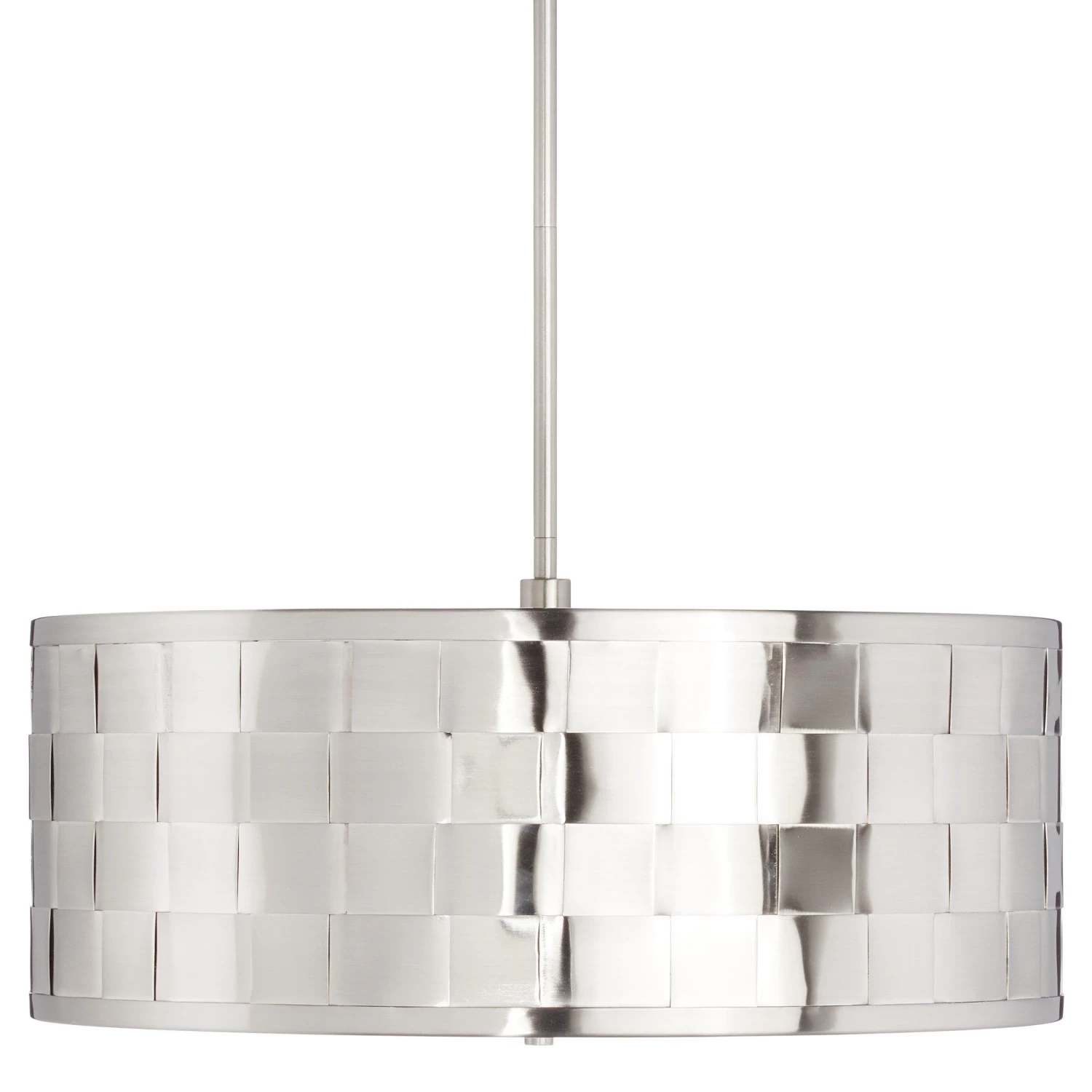 Nassau 4-Light Drum Chandelier - Brushed Nickel - Image 3
