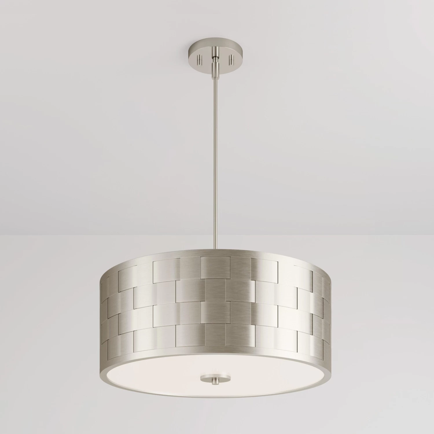 Nassau 4-Light Drum Chandelier - Brushed Nickel