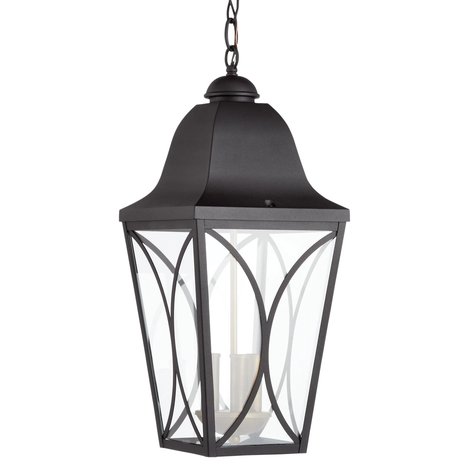 Cardigan 3-Light Outdoor Hanging Pendant - Black Bronze - Image 3