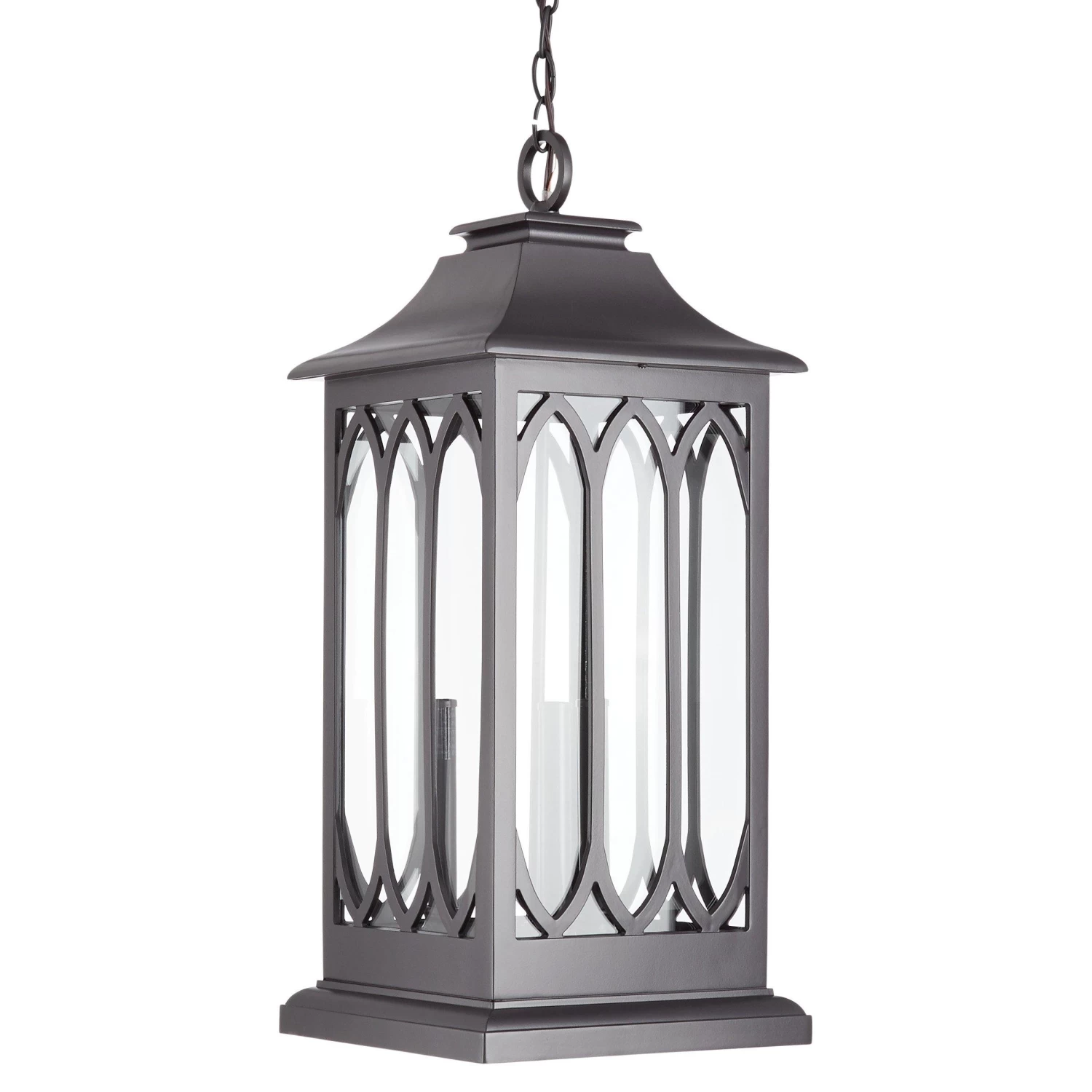 Stonehouse 3-Light Outdoor Pendant - Smooth Bronze - Image 3