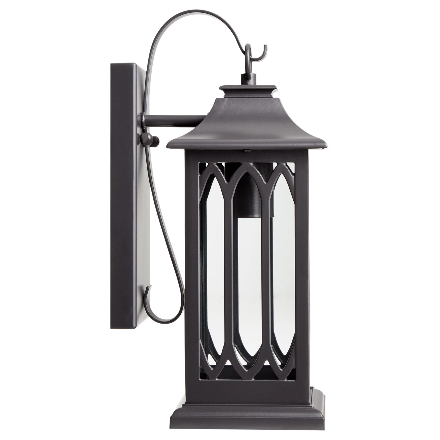 13" Stonehouse Outdoor Entrance Wall Sconce - Single Light - Smooth Bronze - Image 4