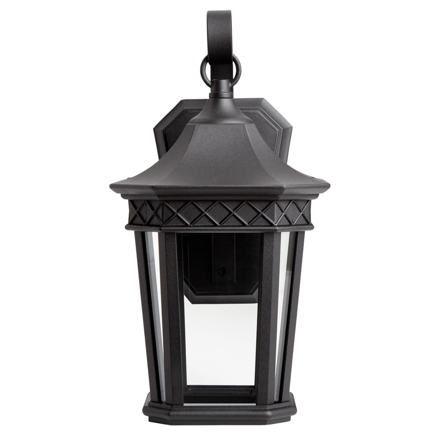 13" Foxfield Outdoor Entrance Wall Sconce With Hook - Single Light - Black - Image 3