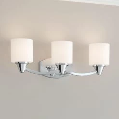 Eastover 3-Light Vanity Light - Frosted Glass
