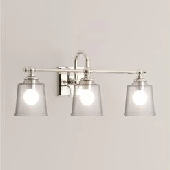 Antonia 3-Light Vanity Light - Clear Glass