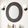Natoma Decorative Vanity Mirror - Brown Powder Coat/Gold