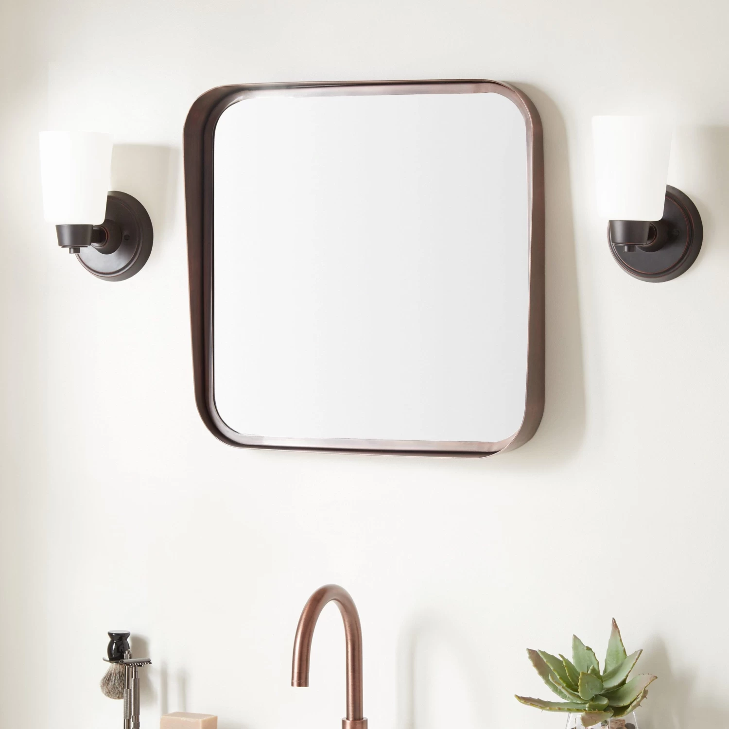 Palora Square Decorative Vanity Mirror - Image 2