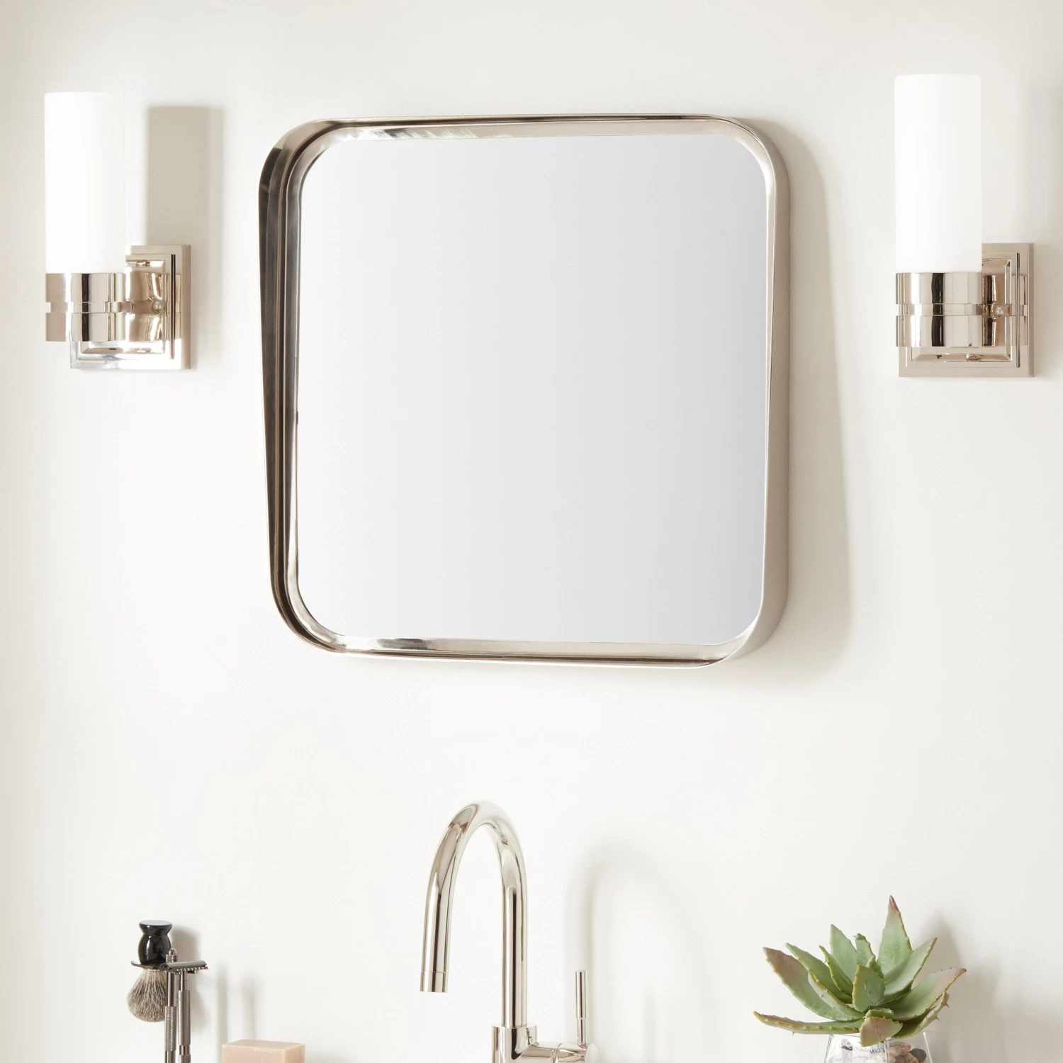 Palora Square Decorative Vanity Mirror - Image 3