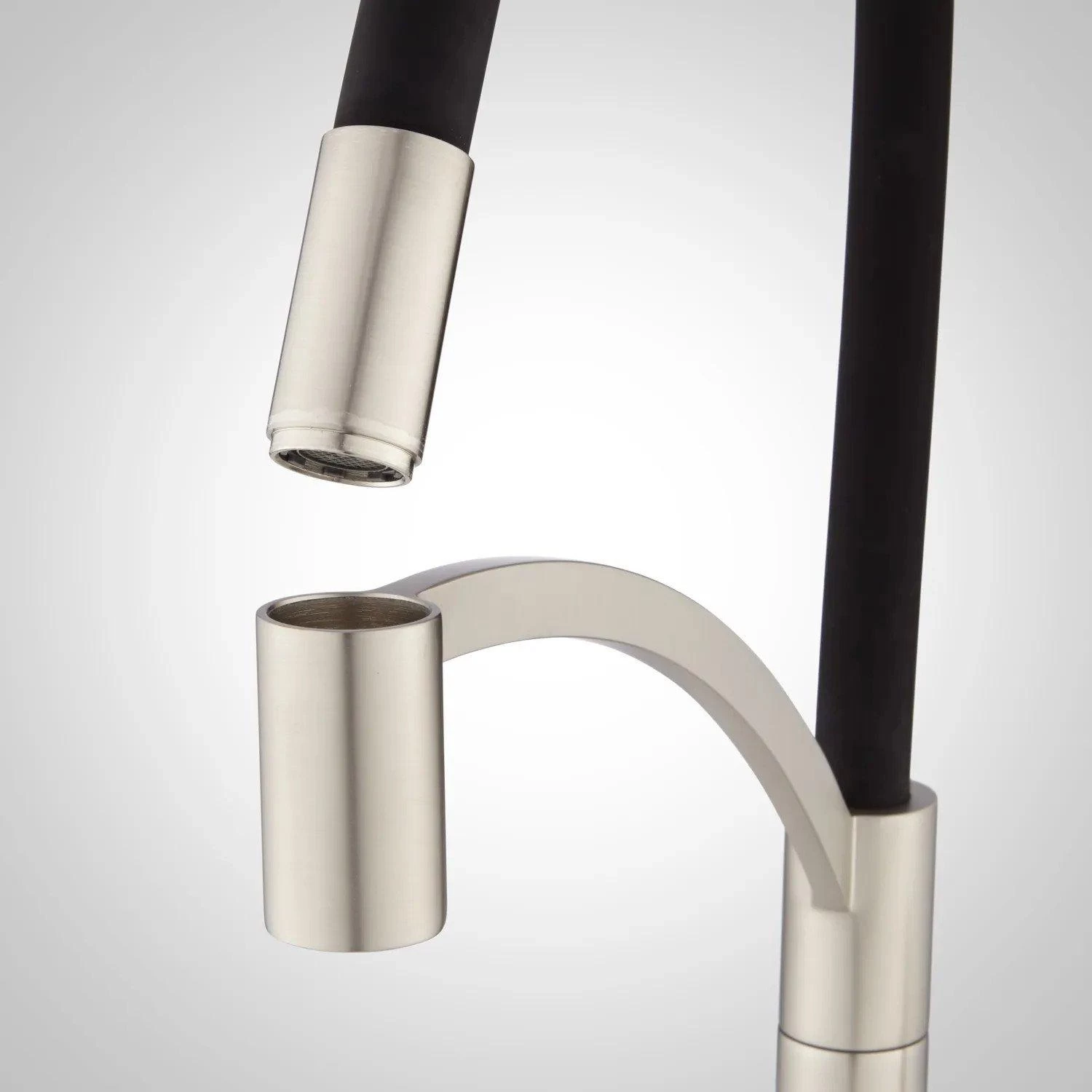 Spinoza Single-Hole Kitchen Faucet - Brushed Nickel - Image 3