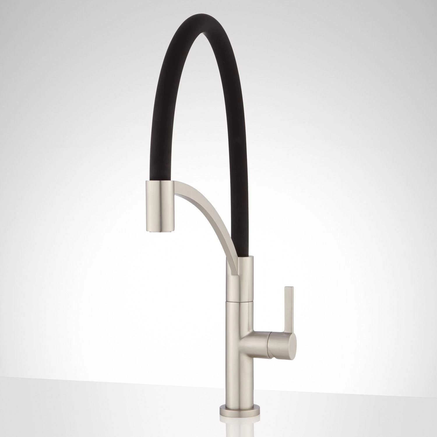 Spinoza Single-Hole Kitchen Faucet - Brushed Nickel
