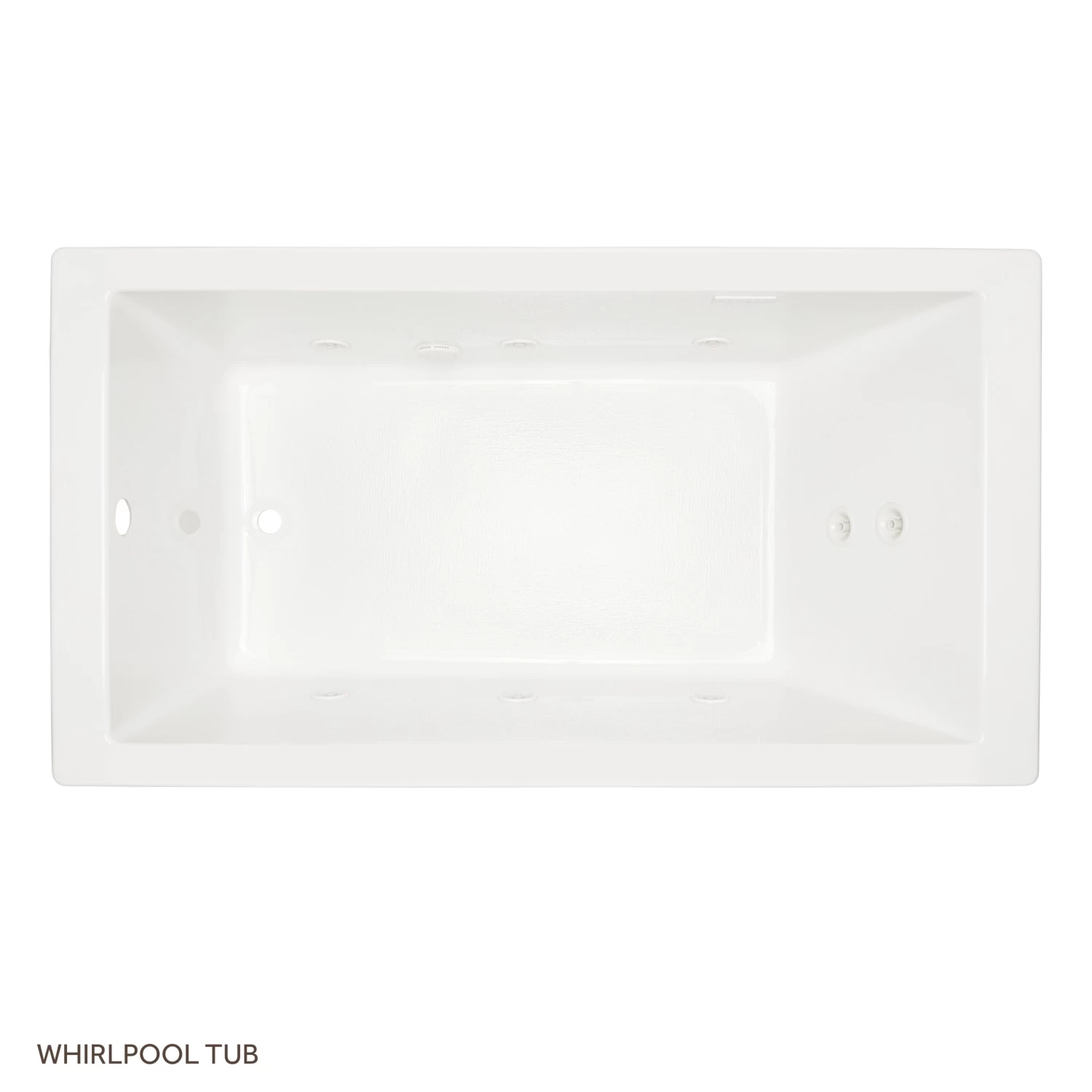 60" X 36" Sitka Acrylic Drop-In Whirlpool Tub - White - Image 2