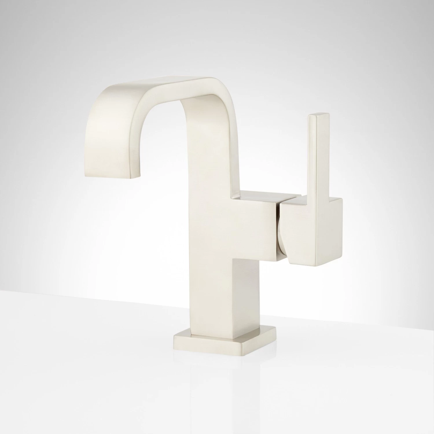 Rigi Single-Hole Gooseneck Bathroom Faucet