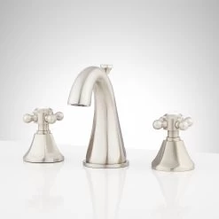Boca Raton Widespread Gooseneck Bathroom Faucet