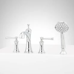 Beasley 4-Hole Roman Tub Faucet And Hand Shower