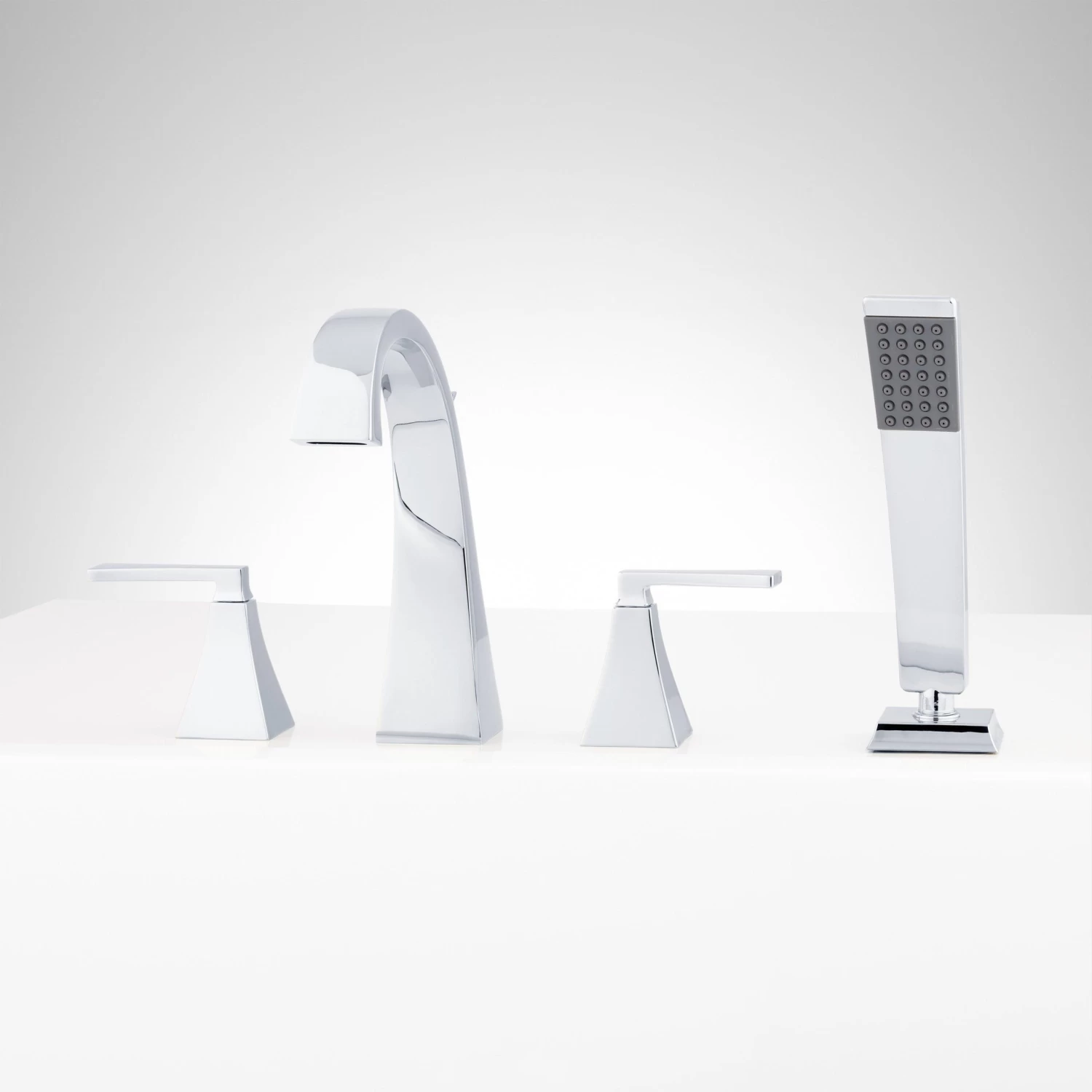 Vilamonte 4-Hole Roman Tub Faucet And Hand Shower - Image 2