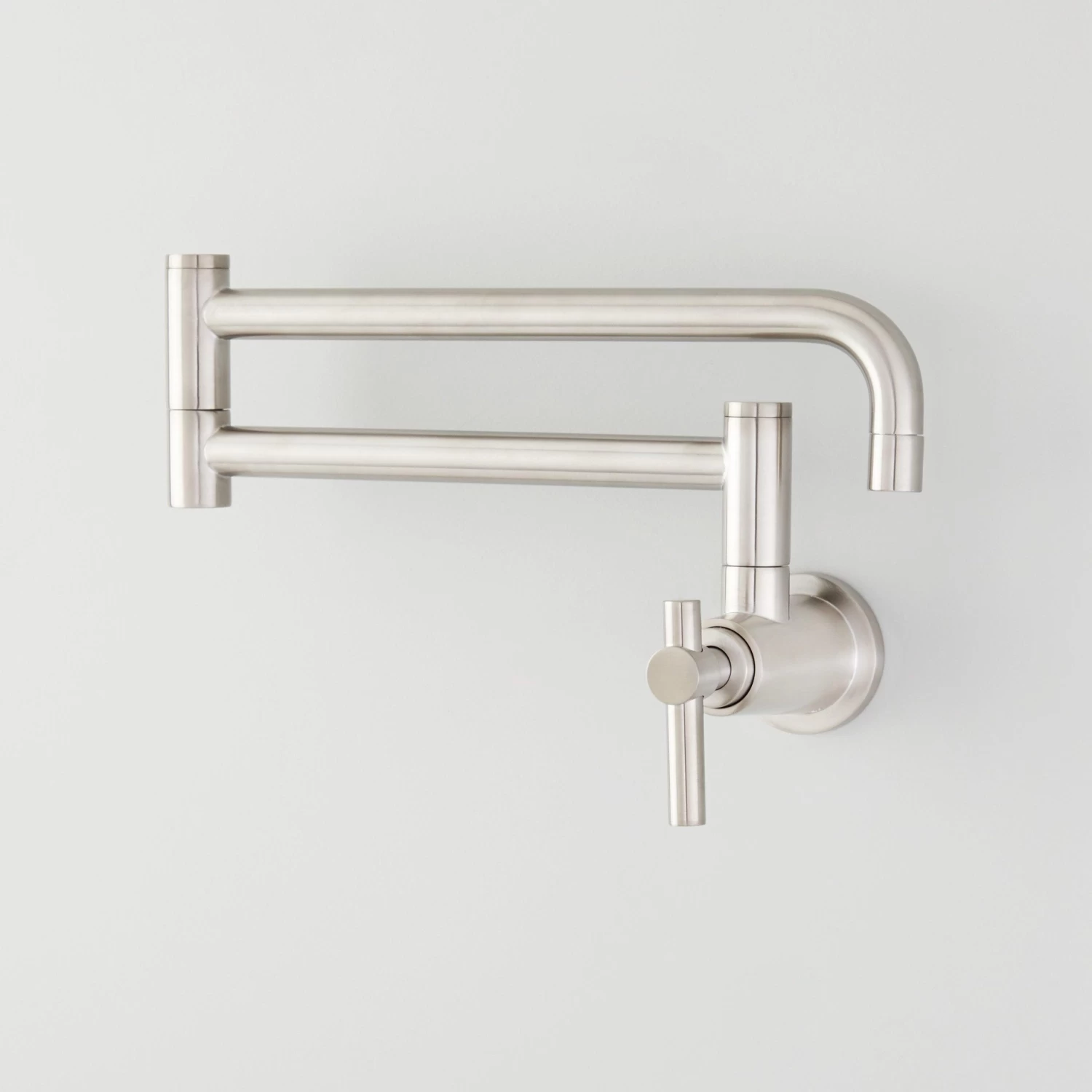 Ravenel Retractable Wall-Mount Pot Filler - Stainless Steel