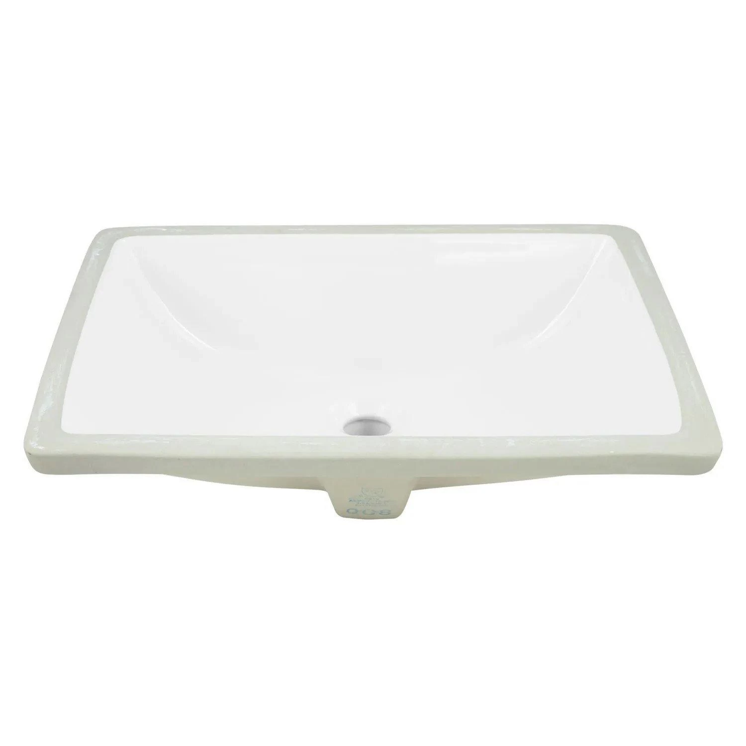 37" X 22" 3CM Marble Vanity Top With Left Offset Rect Undermount Sink - Carrara - 8" Faucet Holes - Image 2