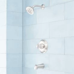 Boca Raton Pressure Balance Tub And Shower Set