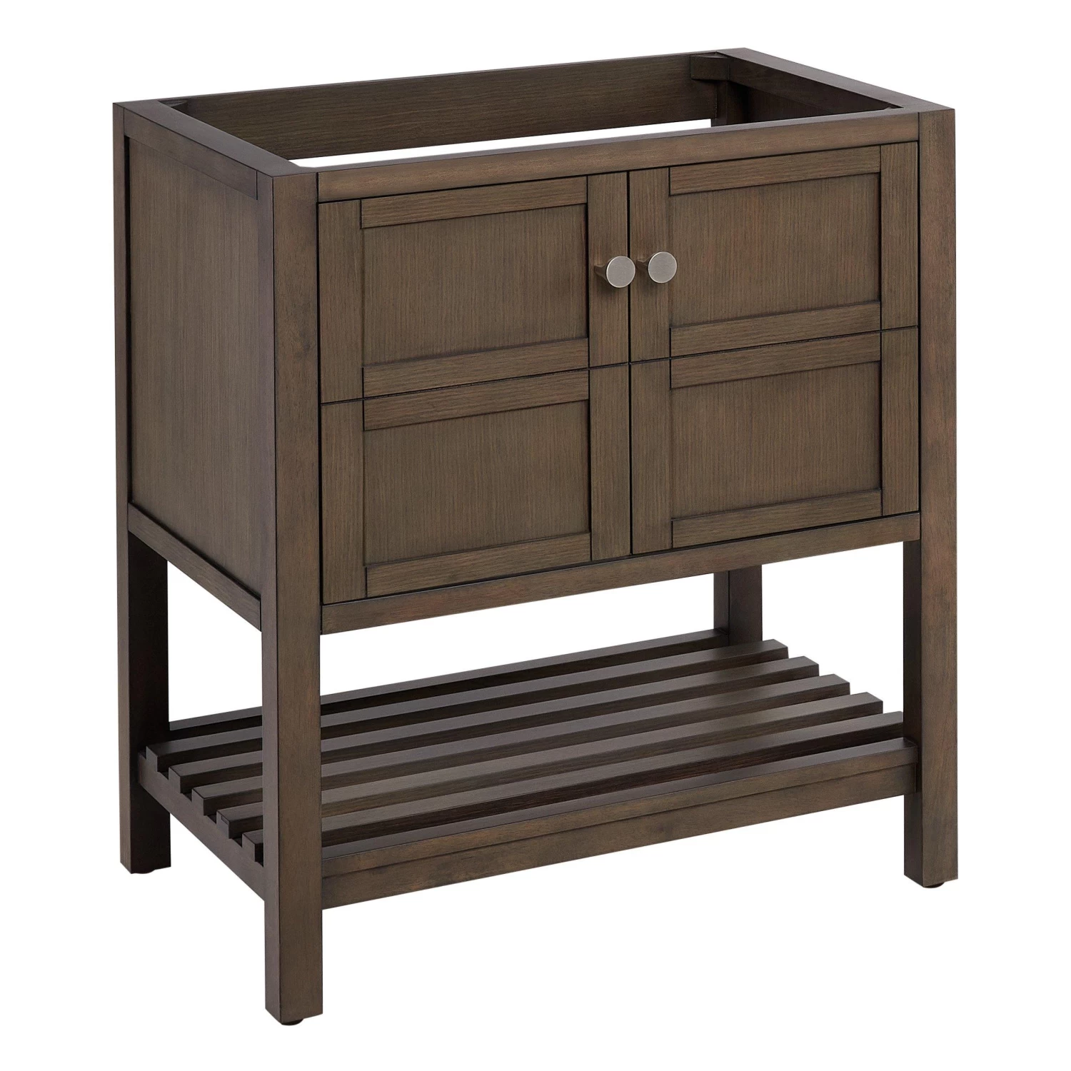 30" Olsen Console Vanity For Rectangular Undermount Sink - Ash Brown - Image 4